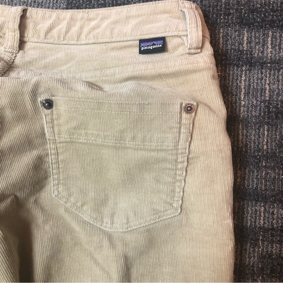 Patagonia Women's Corduroy Organic Cotton Skinny Beige Pants Size 27 - Picture 6 of 10